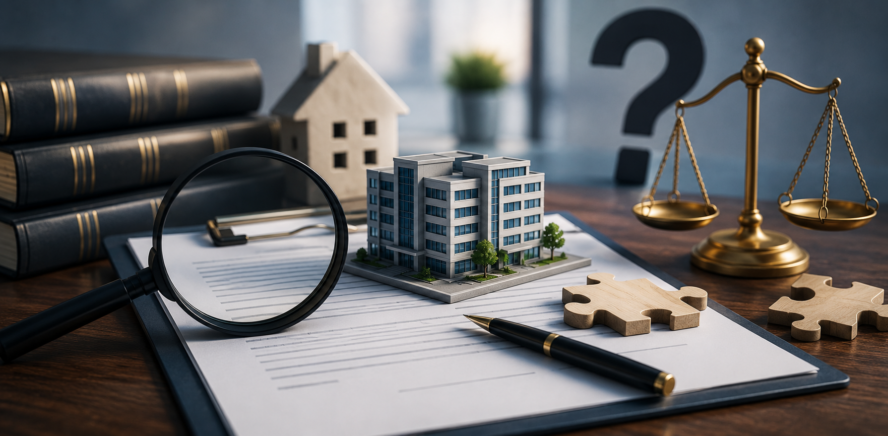 Office lease clause abstraction case study — lease documents and workspace