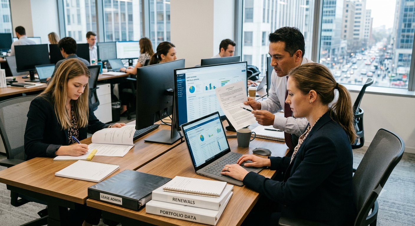 Office lease administration and portfolio management