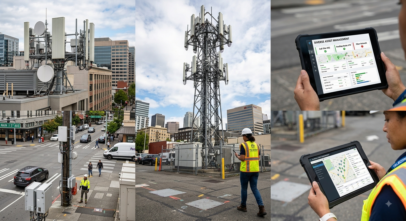 Managing diverse telecom real estate assets