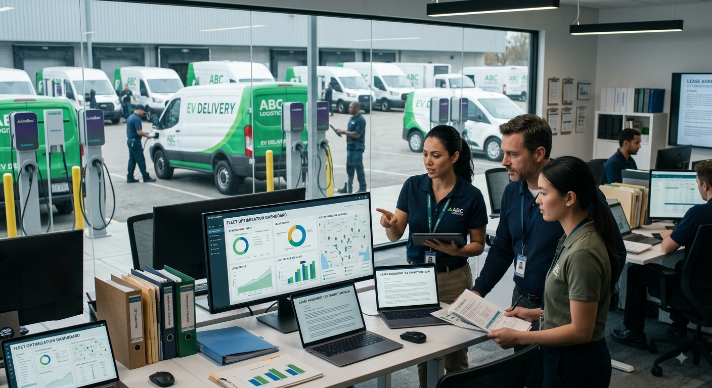 Lease administration for the transition to electric fleets
