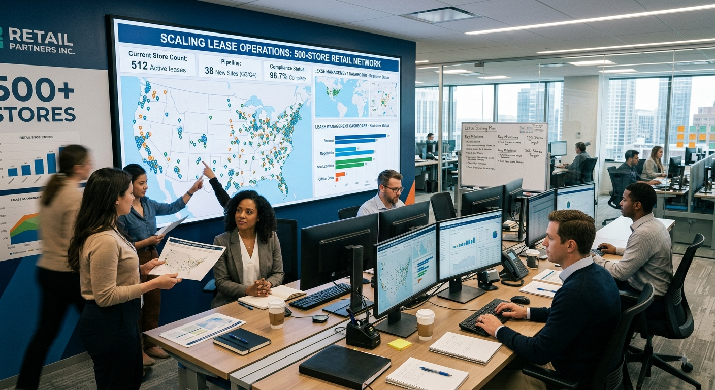 Scaling lease operations for a 500-store retail network